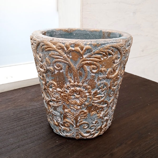 Glass Bowls - アイビー・ラウンドポットS（QY-83）（直径14cm×高さ14cm）