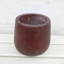 セメント鉢:SAMAI(サマイ)(M)口径14cm/ブラウン