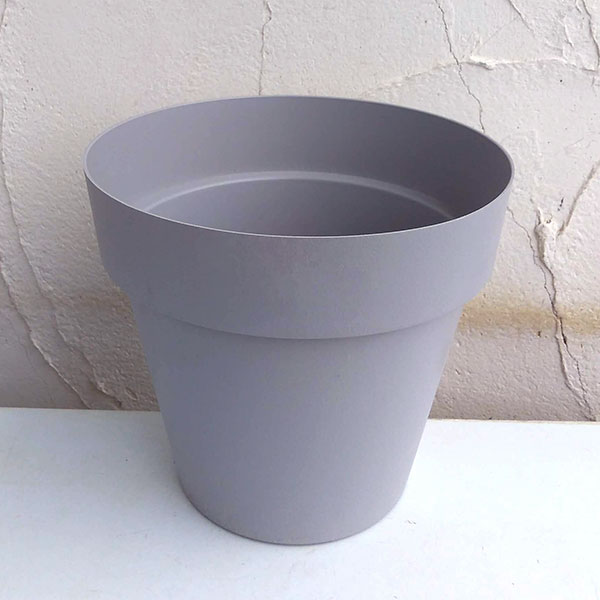 （わけあり特価）ライク：ラウンド グレー26cm