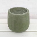 セメント鉢:SAMAI(サマイ)(M)口径14cm/グリーン