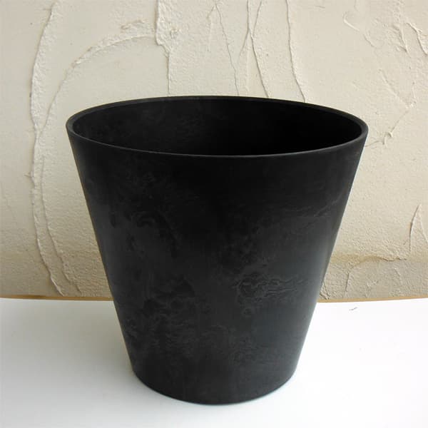 （わけあり特価）アートストーン ラウンド ブラック 37cm（直径37cm）