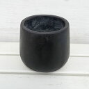 セメント鉢:SAMAI(サマイ)(M)口径14cm/ブラック(墨色)