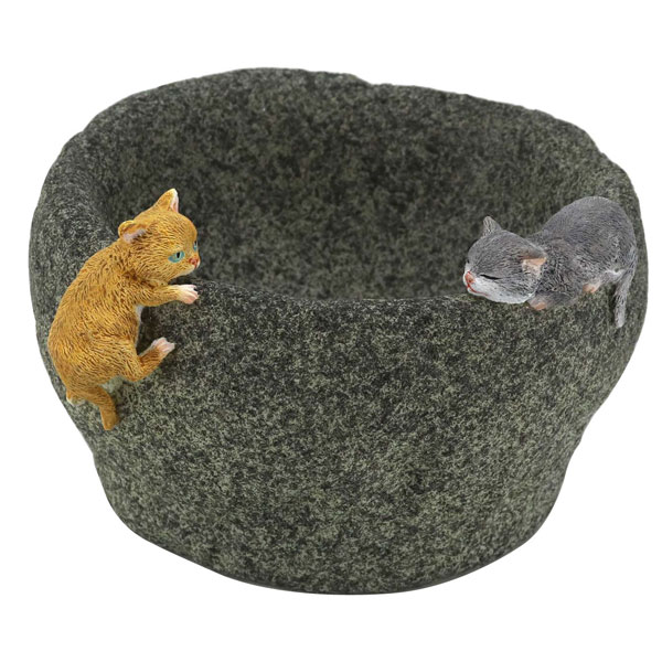 Rakuten - ピッコロフラワーポット（Flowerpot）：ネコ(82746)（幅15.5・高さ9.5cm）