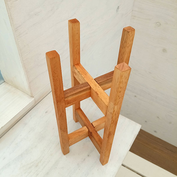 （わけあり特価）ウッドスタンド：トール 角脚 15／77122