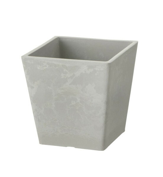 （わけあり特価）ボタニー スクエアポット10型ホワイト(3号サイズ）