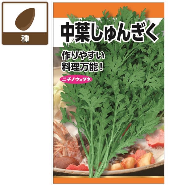 シュンギク（春菊）種：中葉しゅんぎく[野菜タネ 春秋まき]