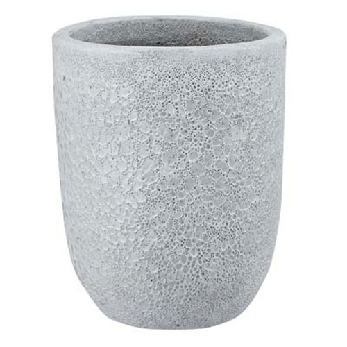 ボルカーノ トールラウンド Mホワイト 33cm　(直径33×高さ41cm）