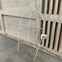 ミニトレリス: バルーン ホワイト(幅22cm、奥行7cm、高さ40cm)AYMT25-DW