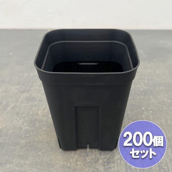 [送料無料]プレステラ120型 深鉢 ブラック 200個セット