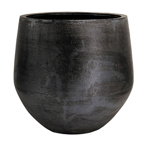 ライスター エッグ ブラック 45cm　(直径45×高さ44.5cm）