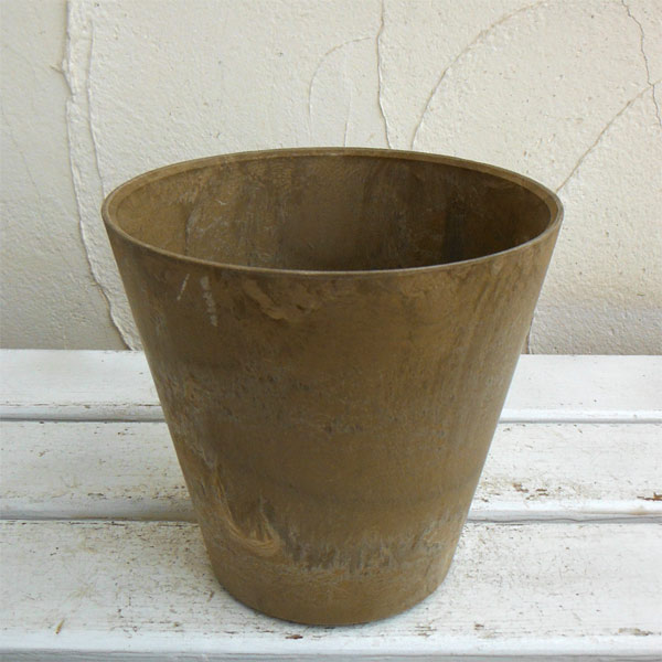 アートストーン ラウンド ベージュ13cm（直径13cm）