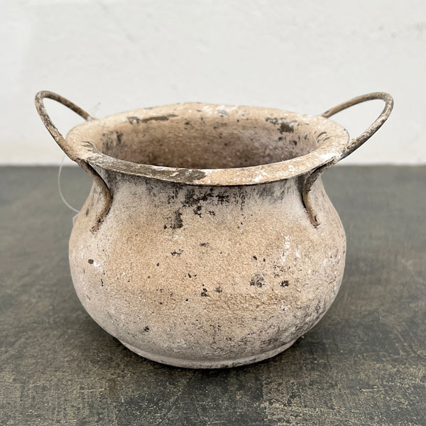 ミルヴァ：マルミット アンティーク（内径7.5cm／底穴なし）