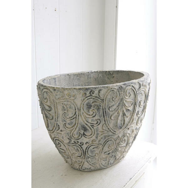 アイビー・オーバルポット L QY-06