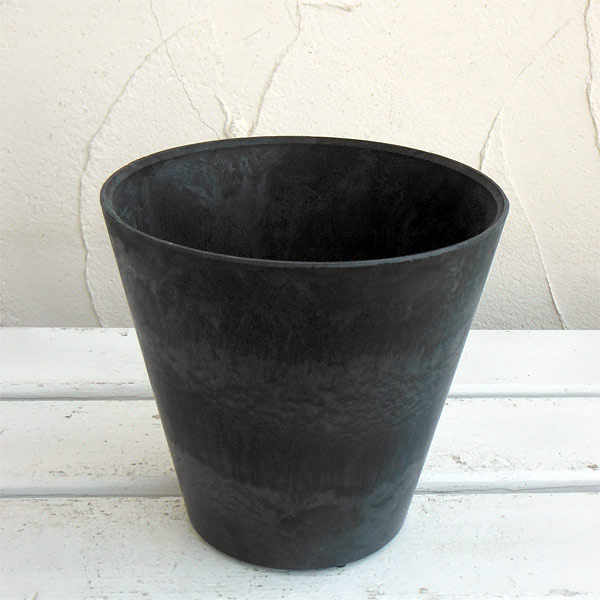 Rakuten - アートストーン ラウンド ブラック 17cm（直径16cm）