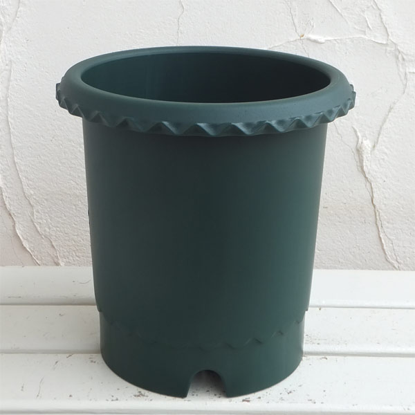 バラ鉢8号（ダークグリーン）