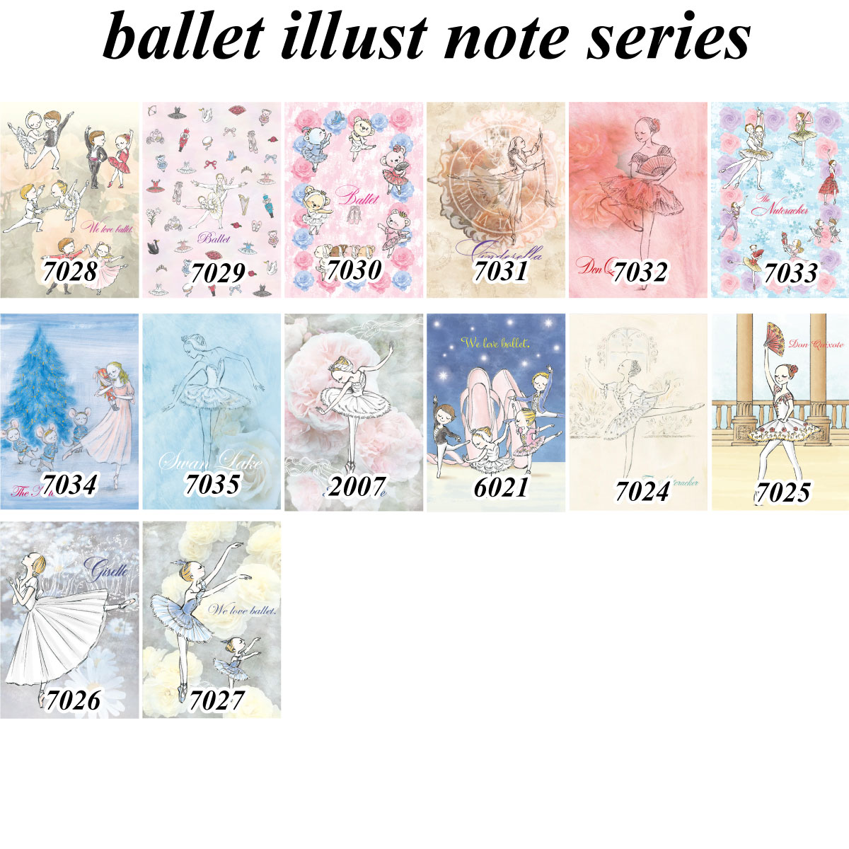 バレエ ノート A5サイズ / かわぐちいつこ カワグチイツコ itscorbeille ballet イツコルベイユ /cre-balletnote kina