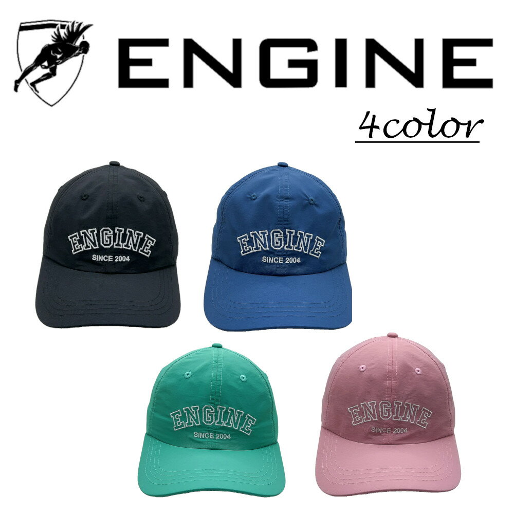 楽天ENGINEJAPAN【輸入商品】 ENGINE Nylon Sports Cap キャップ スポーツキャップ 帽子 男女兼用 全年齢対象 海外ブランド シンプル 4色 送料無料