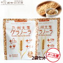 国産 九州 大麦 グラノーラ 200g×2 メール便(代引き不可) シリアル 朝食 軽食