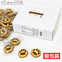 本州送料無料 にくきゅう クッキー 個包装 50枚 ミルク ココア 風味 肉球 猫 犬 動物