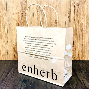 [ギフト用] enherb ショッピングバッグ（大/紙袋）