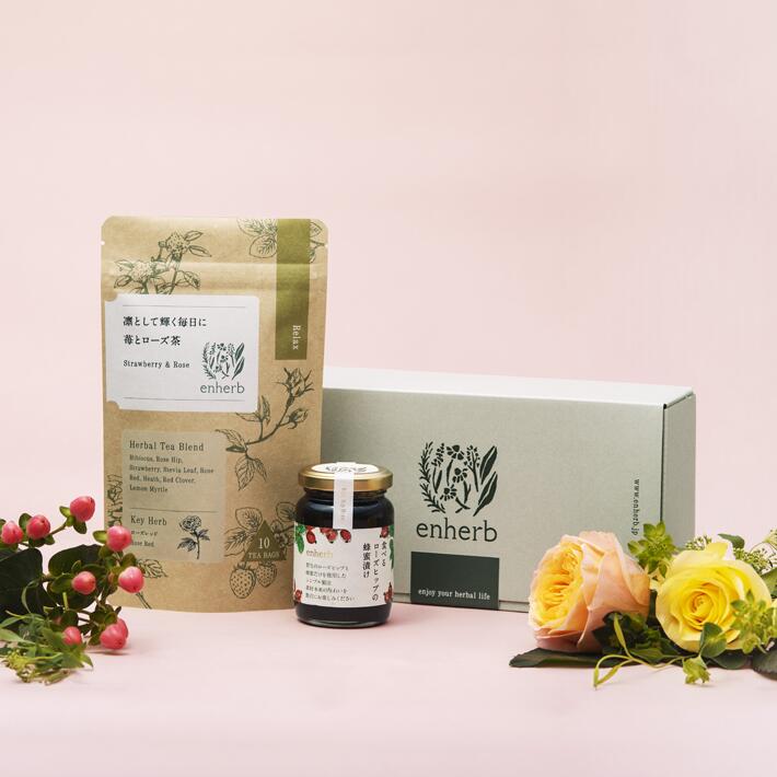 ［WEB限定］苺とローズ×ローズヒップはちみつセット