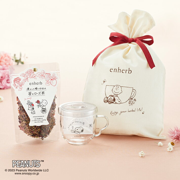 PEANUTS 苺とローズ茶＆ Cheers 柄カップギフトのサムネイル