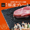 ＼専門家監修／解凍プレート 正規品 解凍板 解凍ツール アルミ 冷凍食品 肉 魚 野菜 自然解凍 省エネ 電気不要 祖熱…