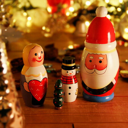 サンタクリョーシカ NORD ノルド クリスマス マトリョーシカ サンタクロース 人形 おもちゃ
