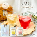 アイス 水出しハーブティー THE VERY HERB 【お試しセット】 トライアル2種 500ml用 ティーバッグ 5g×4p 夏バテ防止 水分補給 ノンカフ...