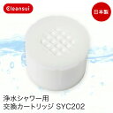 【エントリーポイント5倍7/19(土)20:00~7/26(土)23:59まで 】 クリンスイ 浄水シャワー カートリッジ SYC202 (計1個) | 浄水カートリッジ 交換カートリッジ 交換用 付け替え カートリッジ式 浄水 カートリッジ シャワー シャワーカートリッジ ヘアケア スキンケア シ
