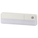 オーム(OHM) オーム電機 LEDナイトライト NIT-BLA6JRC-W ホワイト (約)幅185×高さ55.5×奥行26.6mm(プレート含む)