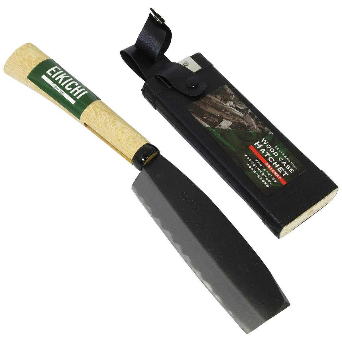 近与(KONYO) 永吉 サヤ鉈 黒 片刃 31569 165mm