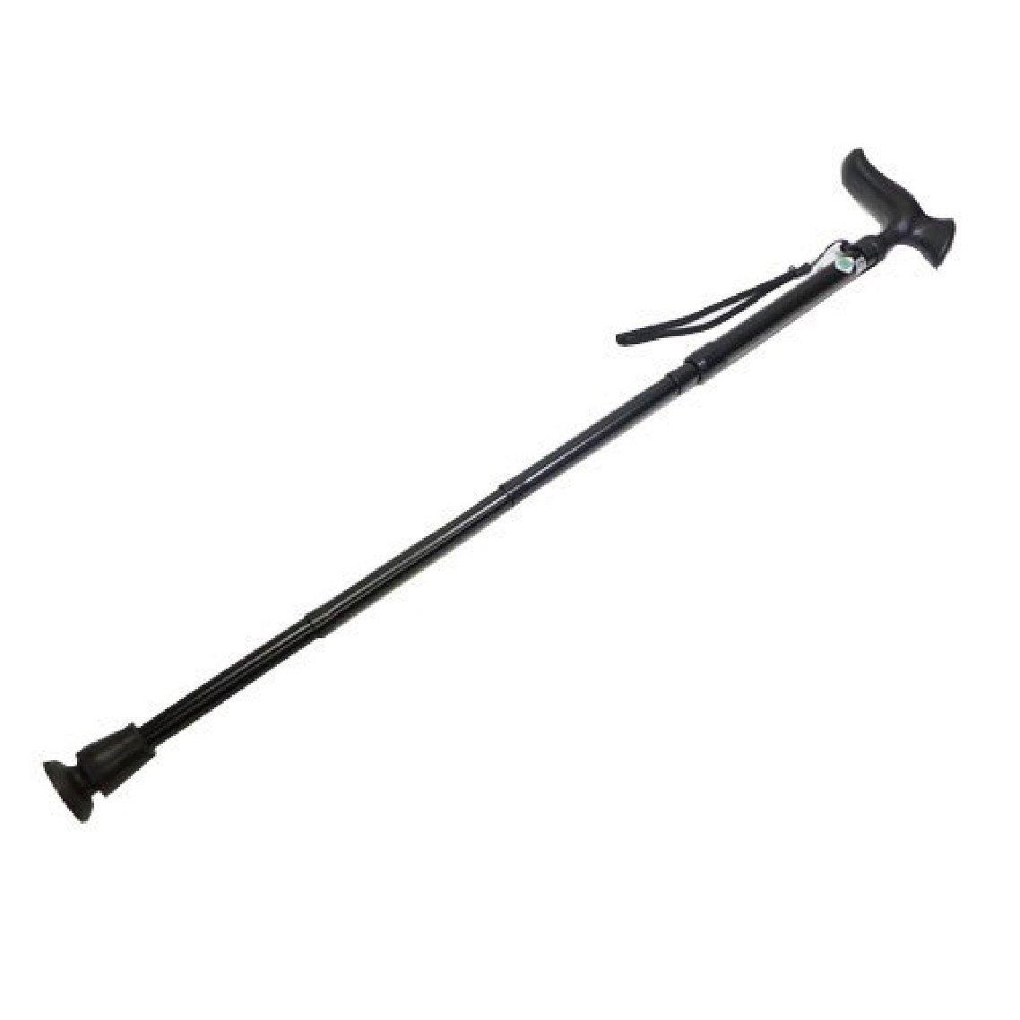 フジホーム かるがも E 折畳ステッキ ブラック