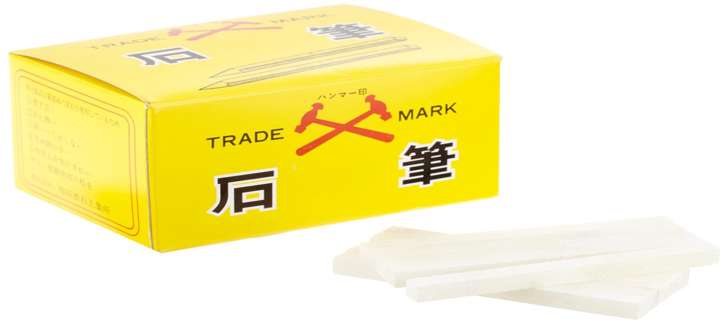 増田滑石工業所　ハンマー印　工業用石筆　No.220 二分角（太角）50本入