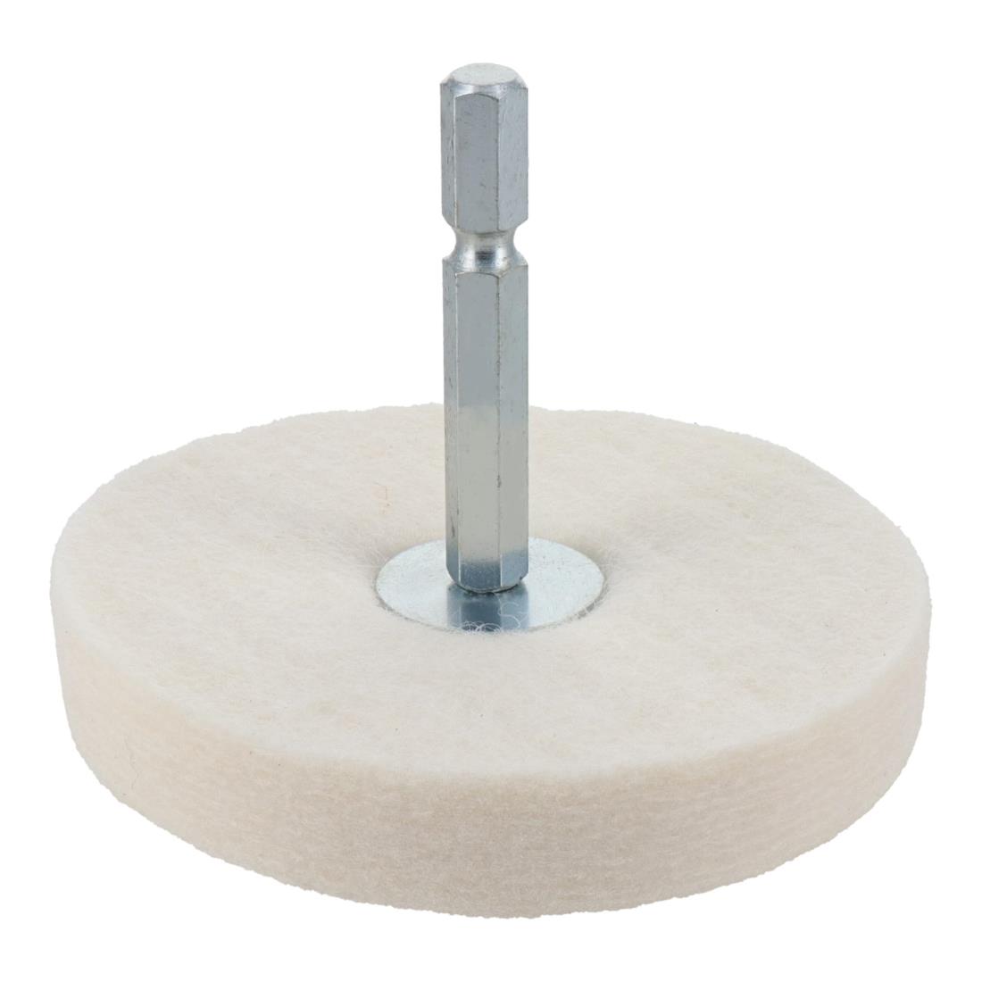 三共コーポレーション H＆H 六角軸軸付ステンレス鏡面仕上用布バフ 75mm HFE6-75