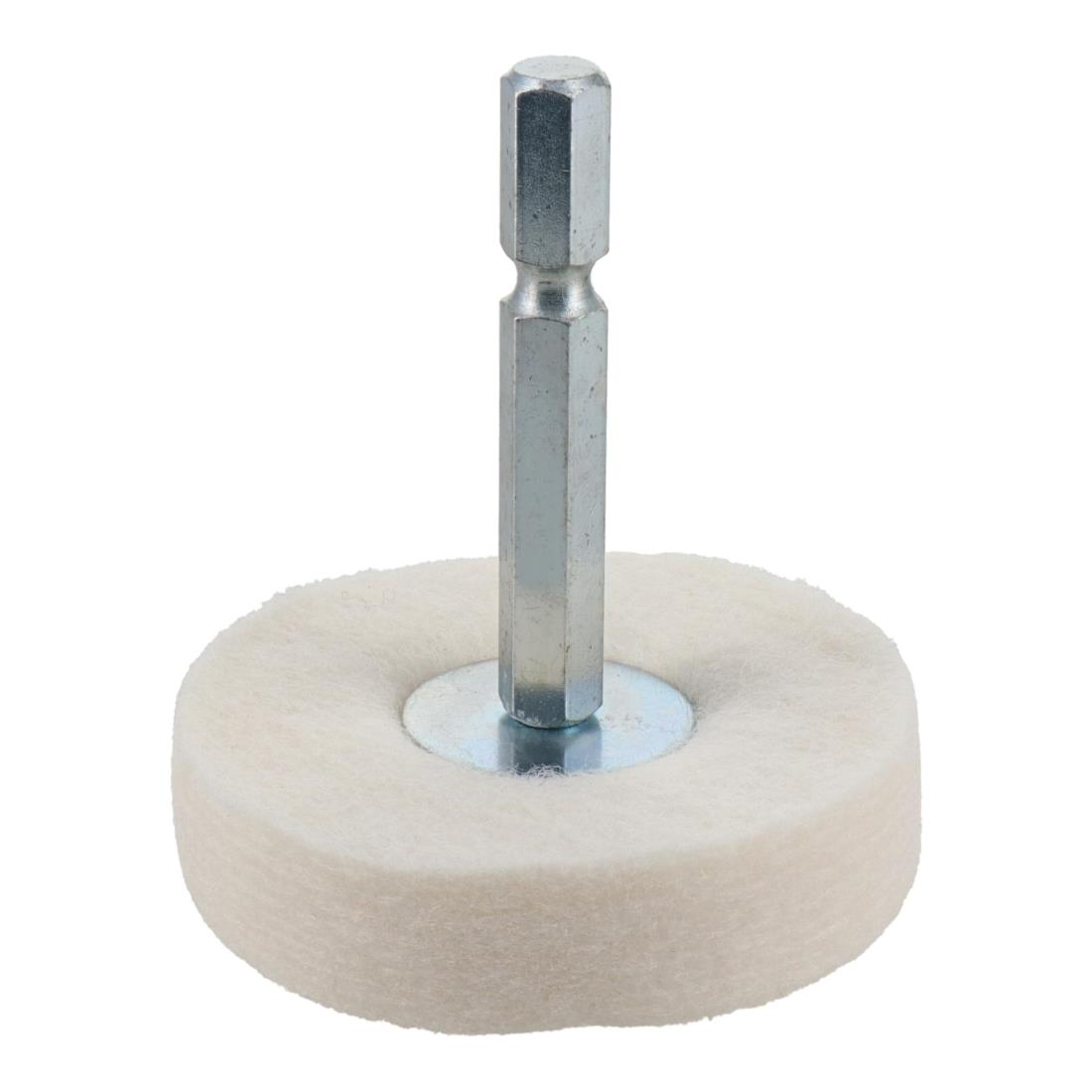 三共コーポレーション H＆H 六角軸軸付ステンレス鏡面仕上用布バフ 50mm HFE6-50