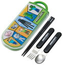 スケーター(Skater) 子供用 お弁当 トリオセット 箸 スプーン フォーク キッズ カトラリー 抗菌 加工 開けやすいスライド式 日本製 マインクラフト ...