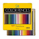 トンボ(Tombow) 鉛筆 色鉛筆 NQ 24色 CB-NQ24C