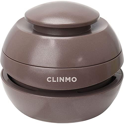 マクロス 卓上掃除機 小型 消しゴム パンくず パワフル クリーナー 電池式 かわいい クリンモ ブラウン..