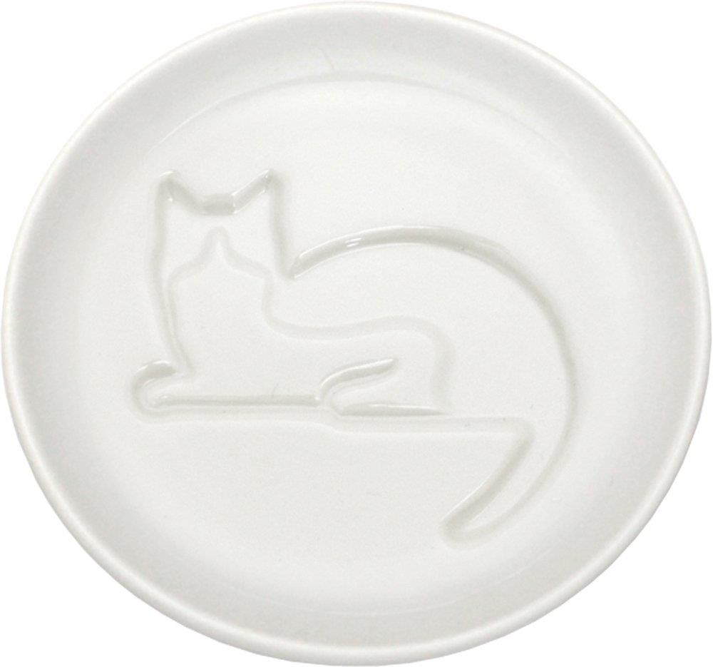 アルタ Artha 醤油皿 豆皿 小皿 ネコ まつ 9cm 食洗器対応 電子レンジ対応 磁器 AR0604191
