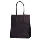 シモジマ ヘイコー 手提 紙袋 スムースバッグ 16-09 クロ 16x9x19.5cm 25枚 003155901