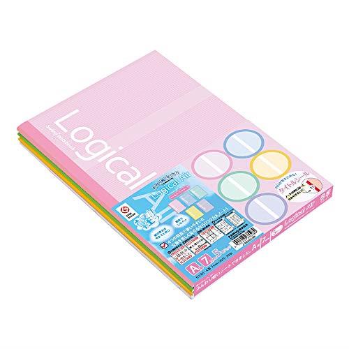 ナカバヤシ ロジカルエアーノート 5冊パック セミB5 A罫 ペールトーンシリーズ ノ-B585A-5P