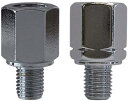タナックス バイクミラー ナポレオン ネジ径変換アダプタ― メッキ 【正8mm逆10mm】 CM-4