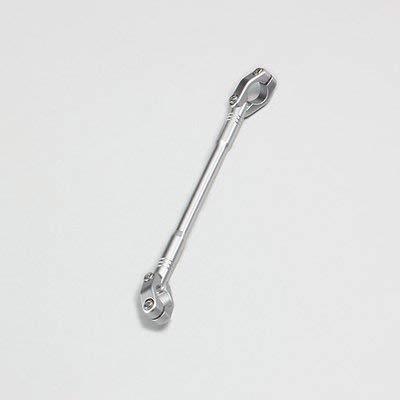 ハリケーン(HURRICANE) ハンドルブレース φ7/8インチハンドル用 スリムタイプ Sサイズ 255mm シルバー＆シルバー HB0688A