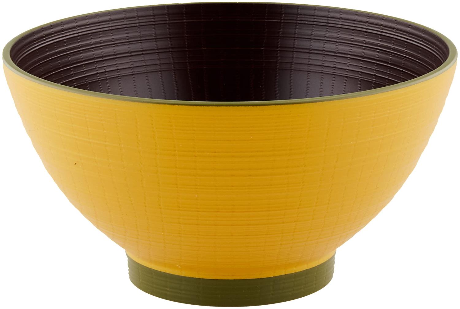 イシダ 日本製 お椀 JAPAMO 汁椀 山吹茶 12×12×7.5cm