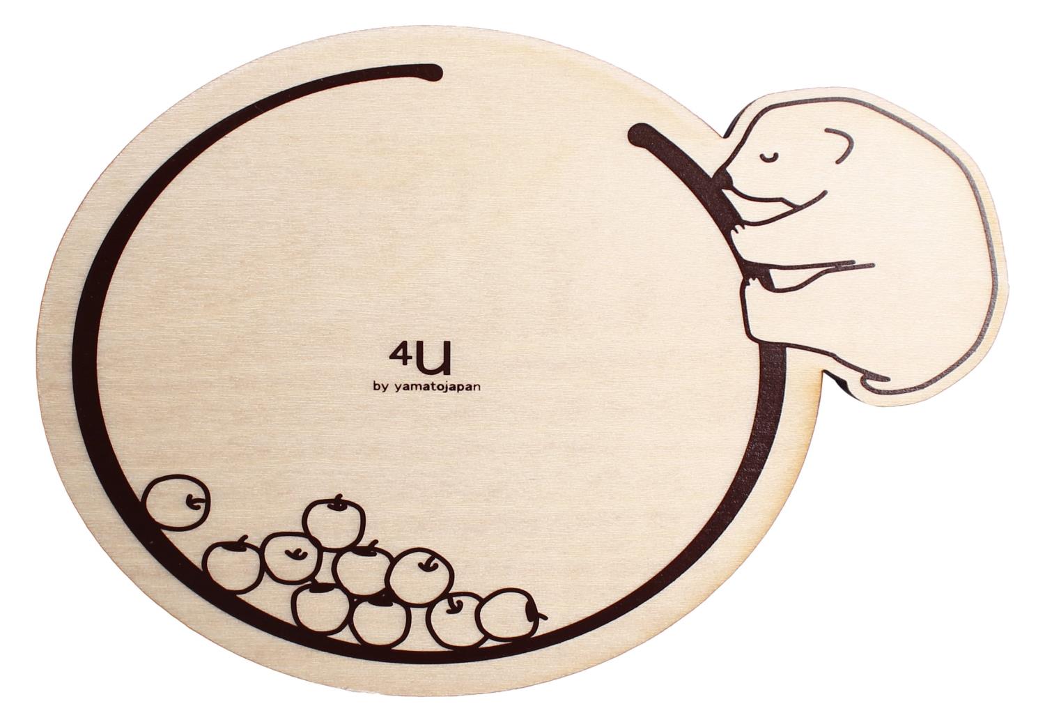 ヤマト工芸 4U coaster 白くま ring animals YK17-102