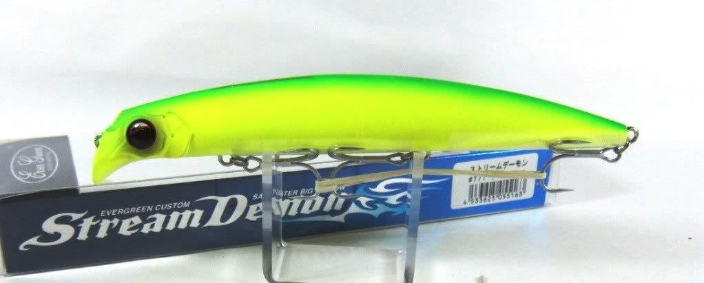 エバーグリーン(EVERGREEN) ミノー ストリームデーモン 16cm 33.5g マットライム #772 ルアー
