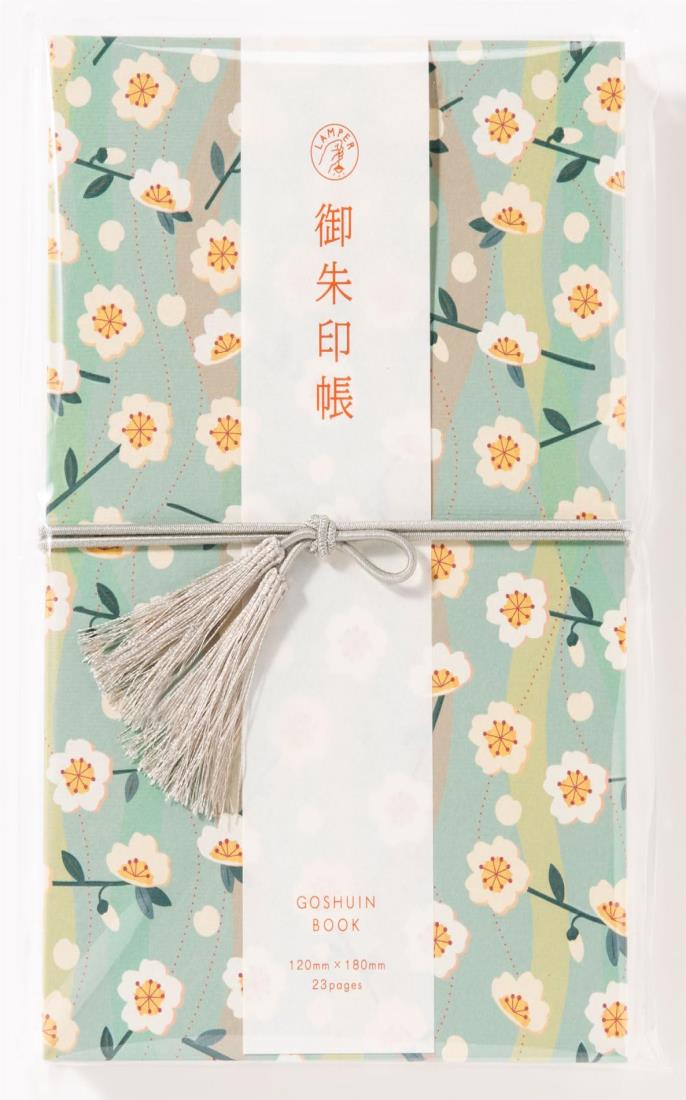 いろは出版 御朱印帳 ご朱印帳 朱印帳 LAMPER 【SAKURA 】 じゃばら式 タッセル付き 京都 奉書紙 和紙 ..