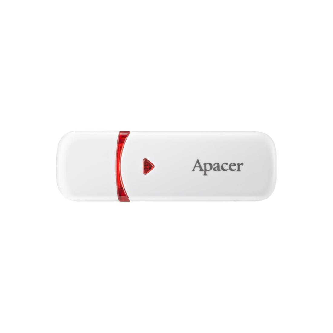 Apacer アペイサー USBメモリ 64GB USB2.0 AH333 ホワイト AP64GAH333W-1
