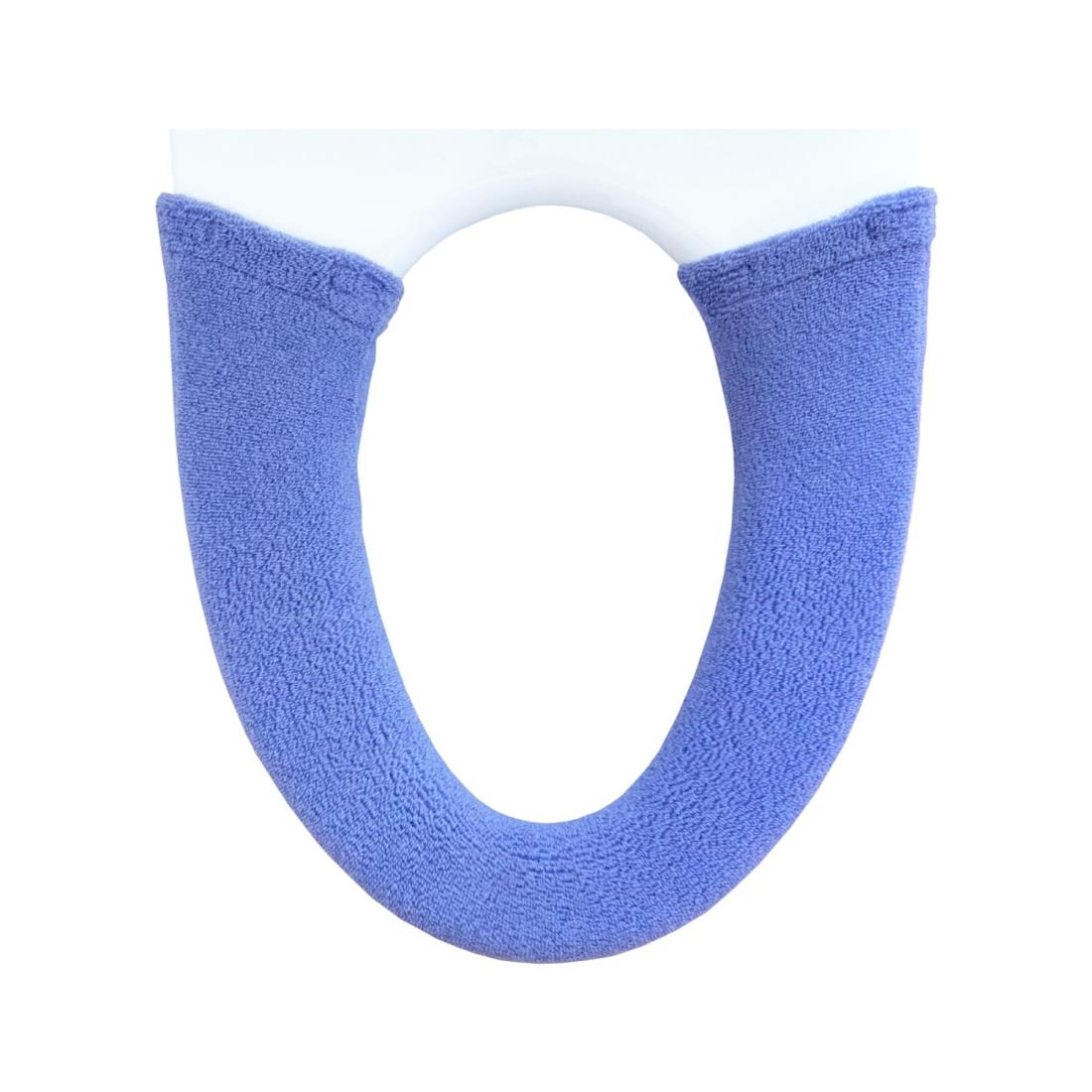 オカ(OKA) コムフォルタ6 トイレ便座カバー 洗浄暖房型専用便座カバー ブルー (シンプル かわいい カジ..